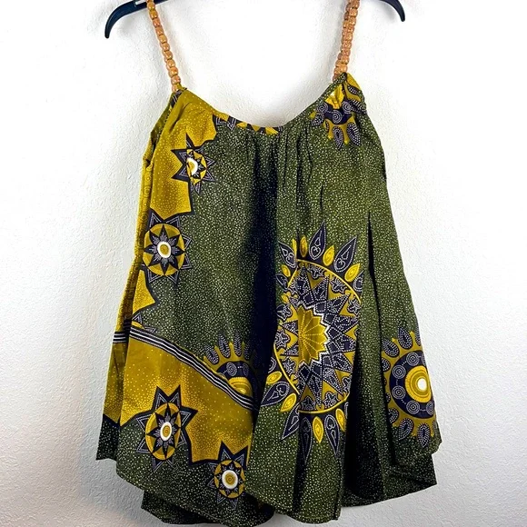 African hand made beaded top - Picture 2 of 5